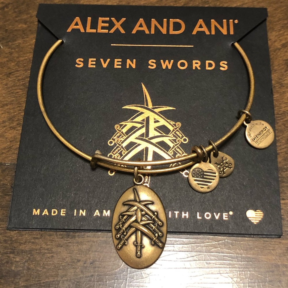 Alex & Ani Seven Swords bangle